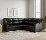 WESTIDO Cyrus Series Leatherette 5 Seater Sofa (Finish Color - Black, DIY(Do-It-Yourself))