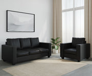 Westido Premium Cream Brown 3 + 1 + 1 Sofa Set