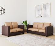 Westido Luxury 3 + 1 + 1 Sofa in Cream Brown Shade