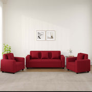 Cream Brown 3 + 1 + 1 Sofa by Westido