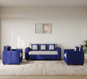 Cream Brown Upholstered 3 + 1 + 1 Sofa by RECLINEX INDIA