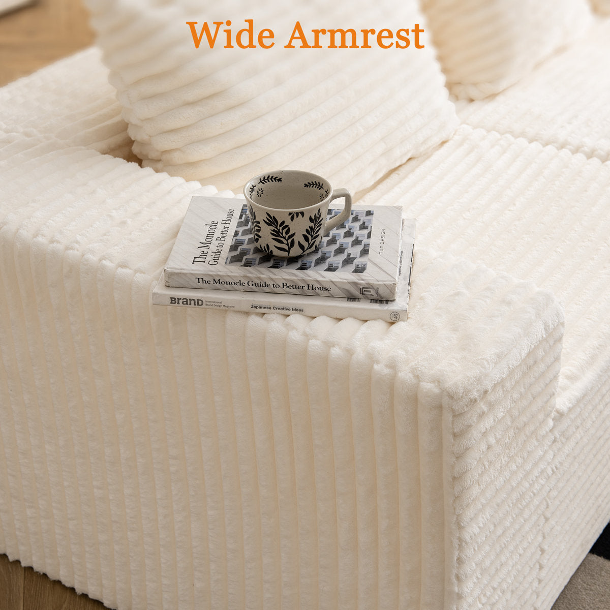 108" Cloud Modular Sectional Couch With L-shape Chaise, No Assembly Required Modern Comfy Sofa With Deep Seat & Plush Fabric, Upholstered Couches For Living Room, Bedroom