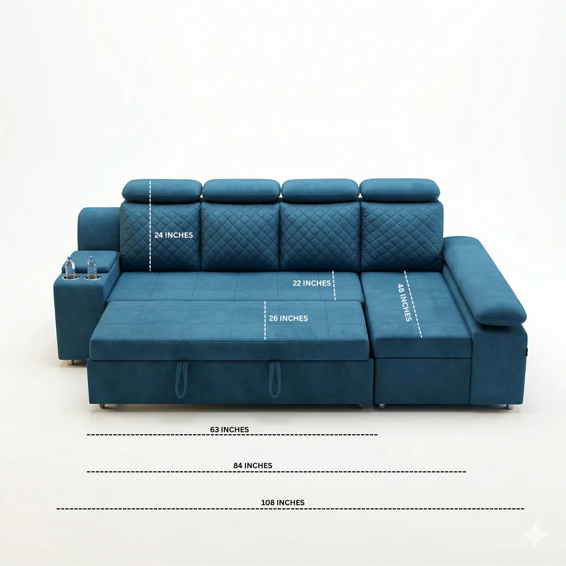 Flex Lounge Sofa Bed by BambooBay