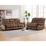 2 - Piece Contemporary and Overstuffed Manual Reclining Living Room Set