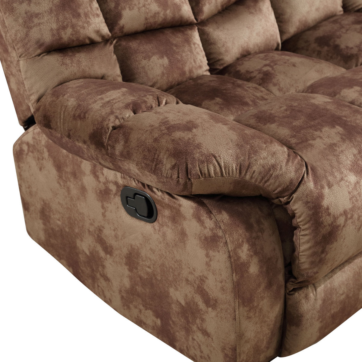 2 - Piece Contemporary and Overstuffed Manual Reclining Living Room Set