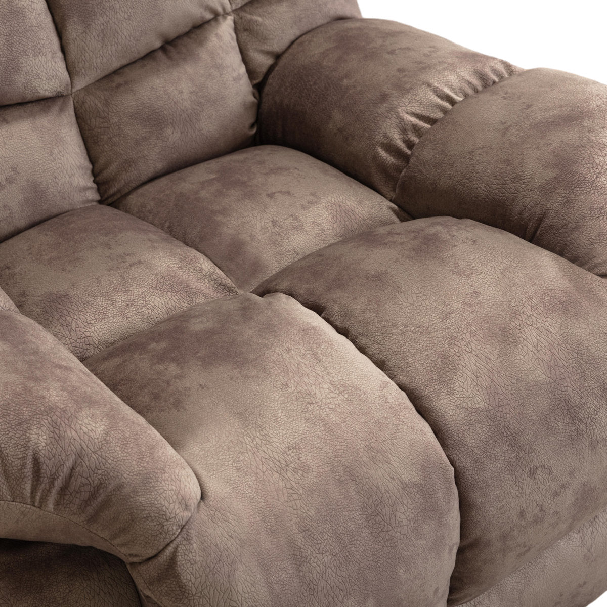 2 - Piece Contemporary and Overstuffed Manual Reclining Living Room Set