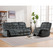 2 - Piece Modern and Overstuffed Soft Manual Reclining Living Room Set