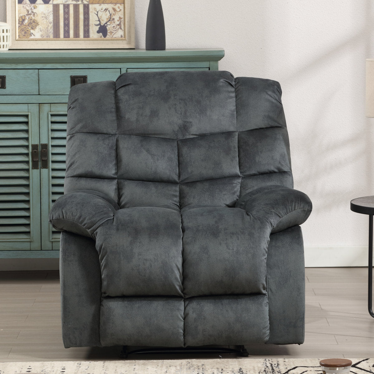 2 - Piece Modern and Overstuffed Soft Manual Reclining Living Room Set