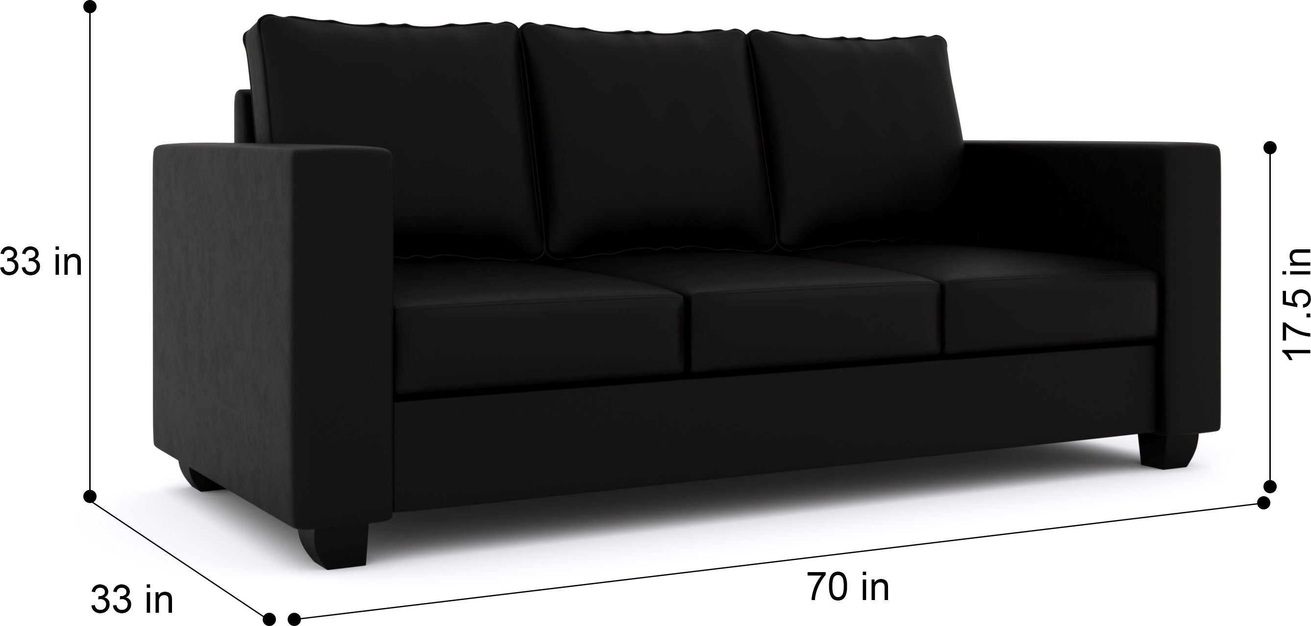 Westido Premium Cream Brown 3 + 1 + 1 Sofa Set