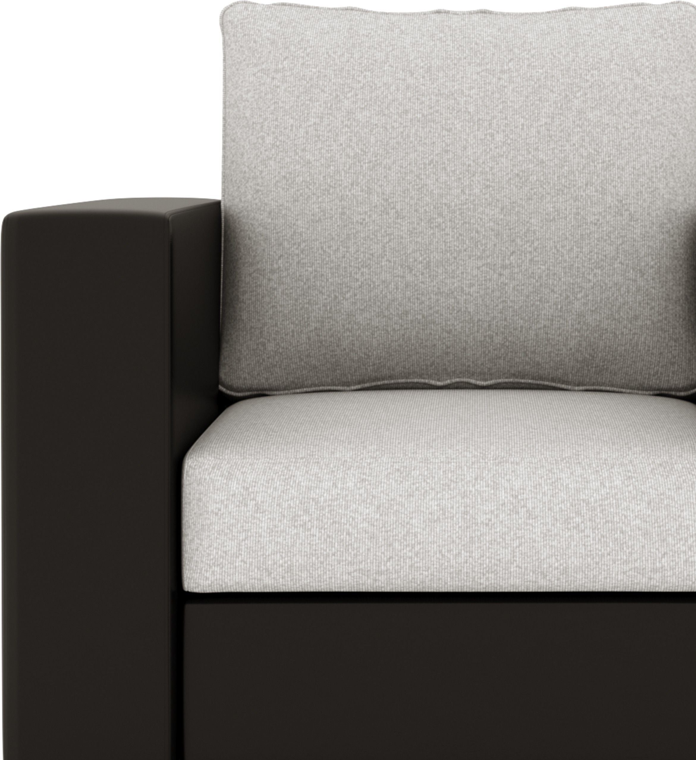 Westido Cream Brown 3 + 1 + 1 Living Room Sofa