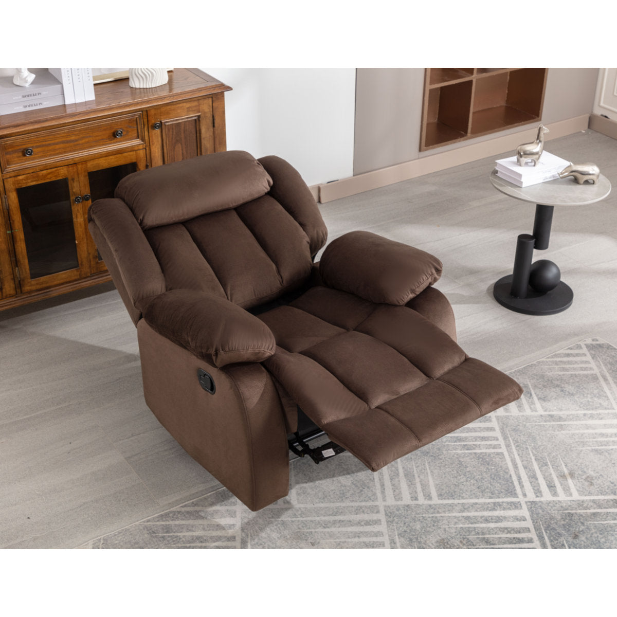 3 - Piece Modern Microfiber Upholstered Reclining Living Room Sets