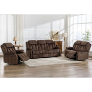 3 - Piece Modern Microfiber Upholstered Reclining Living Room Sets