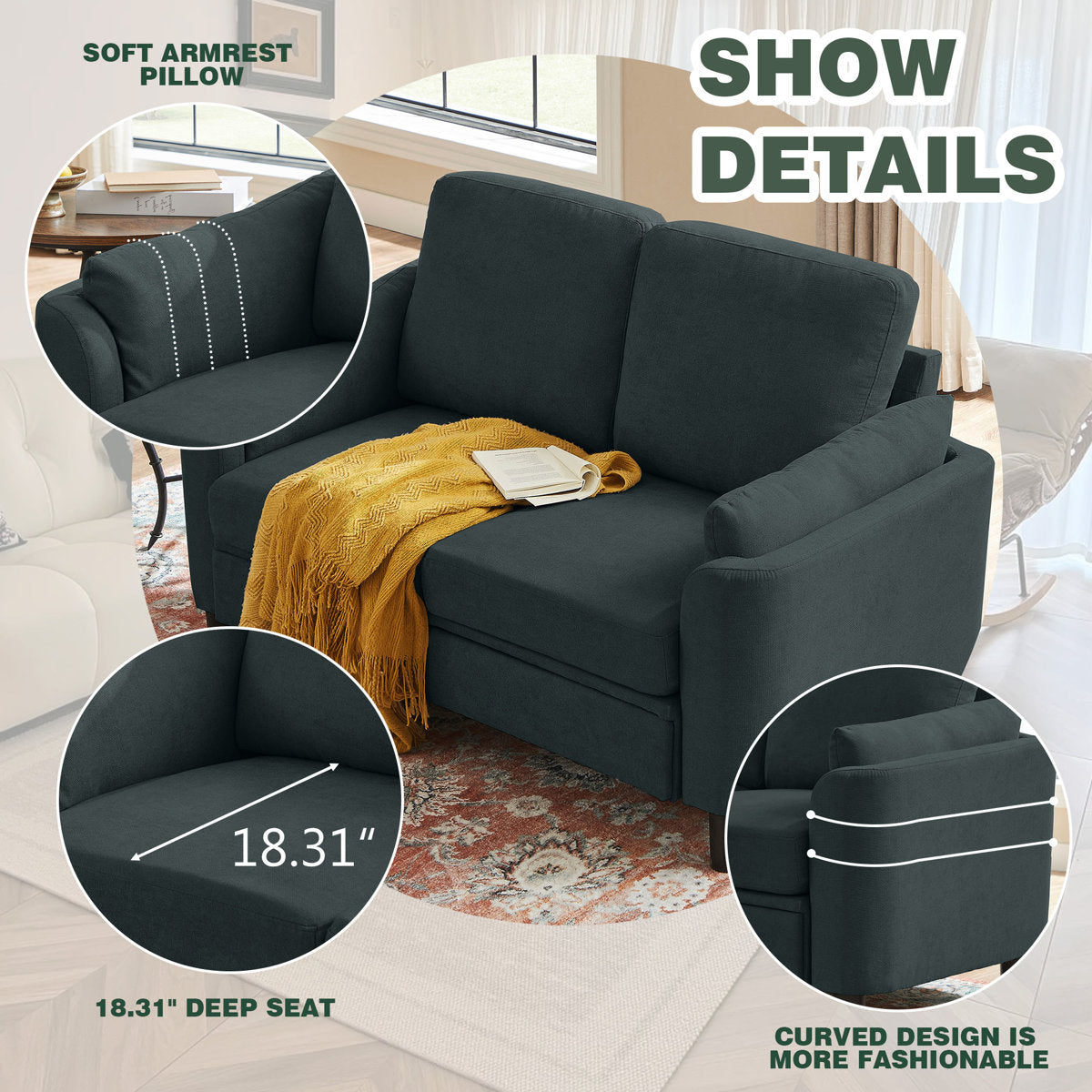 3 Pieces Living Room Sets