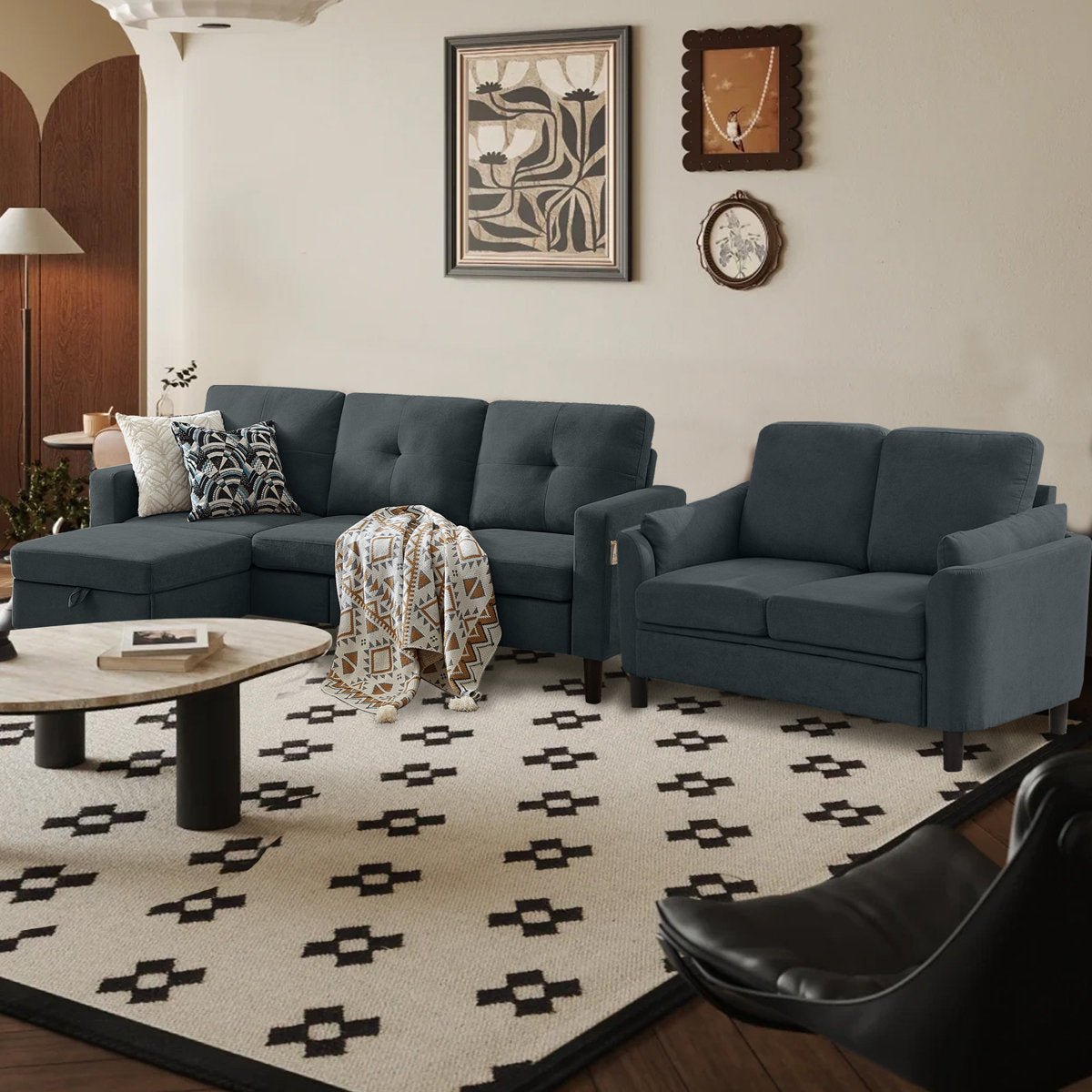 3 Pieces Living Room Sets