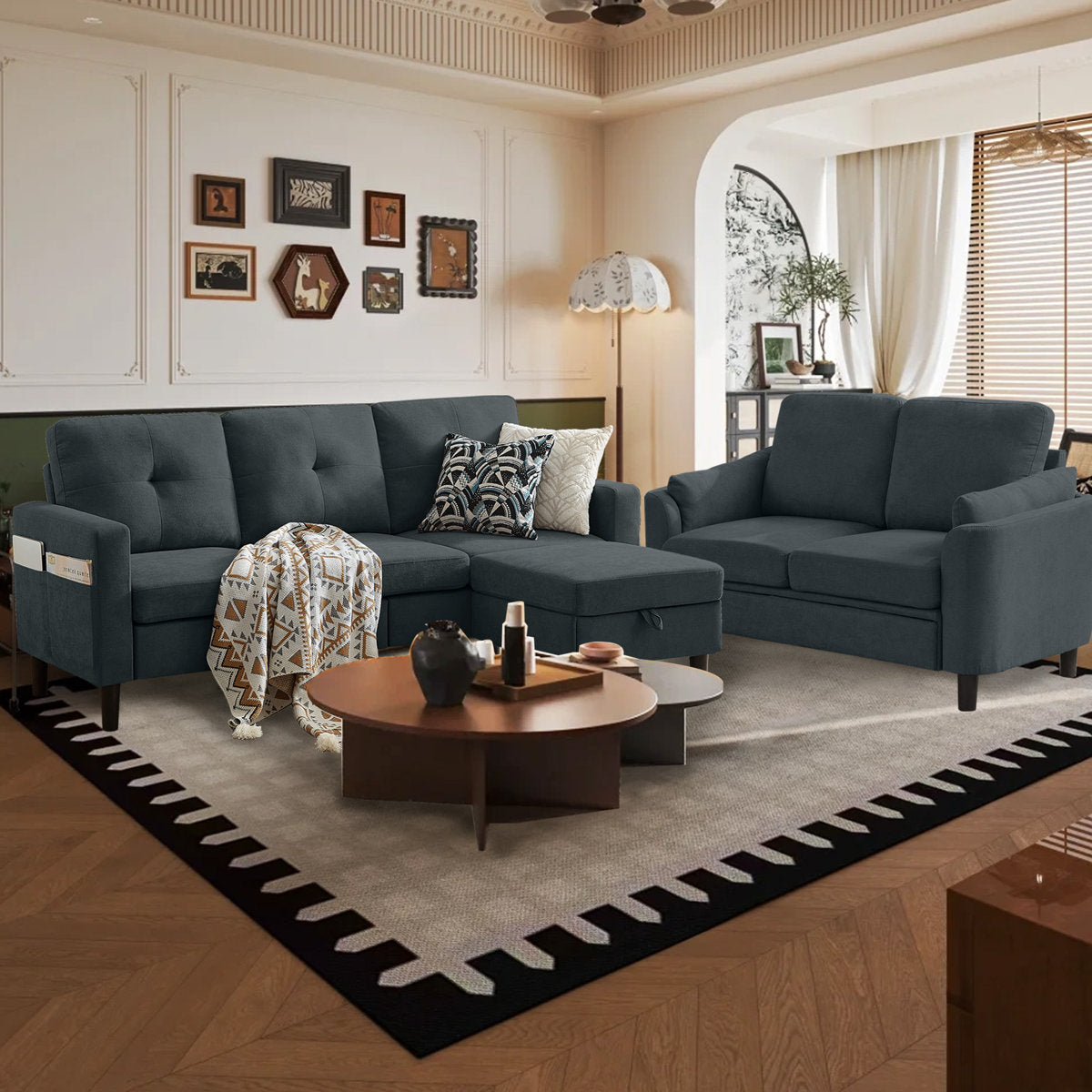 3 Pieces Living Room Sets