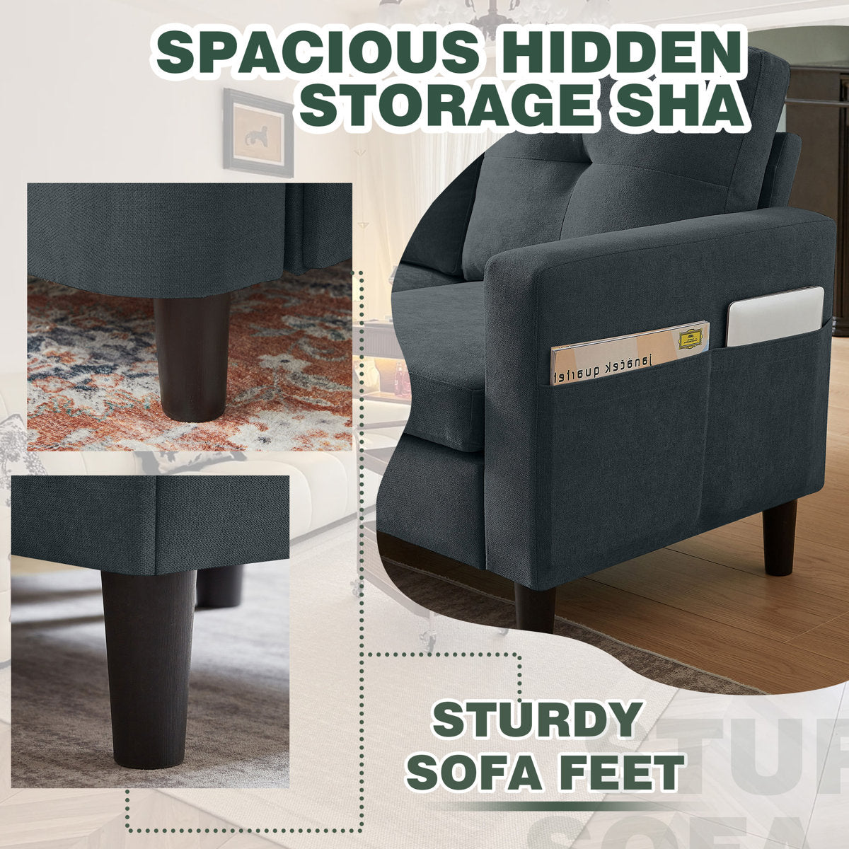 3 Pieces Living Room Sets