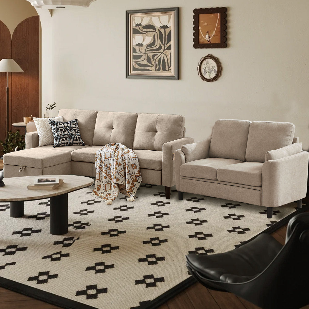 3 Pieces Living Room Sets