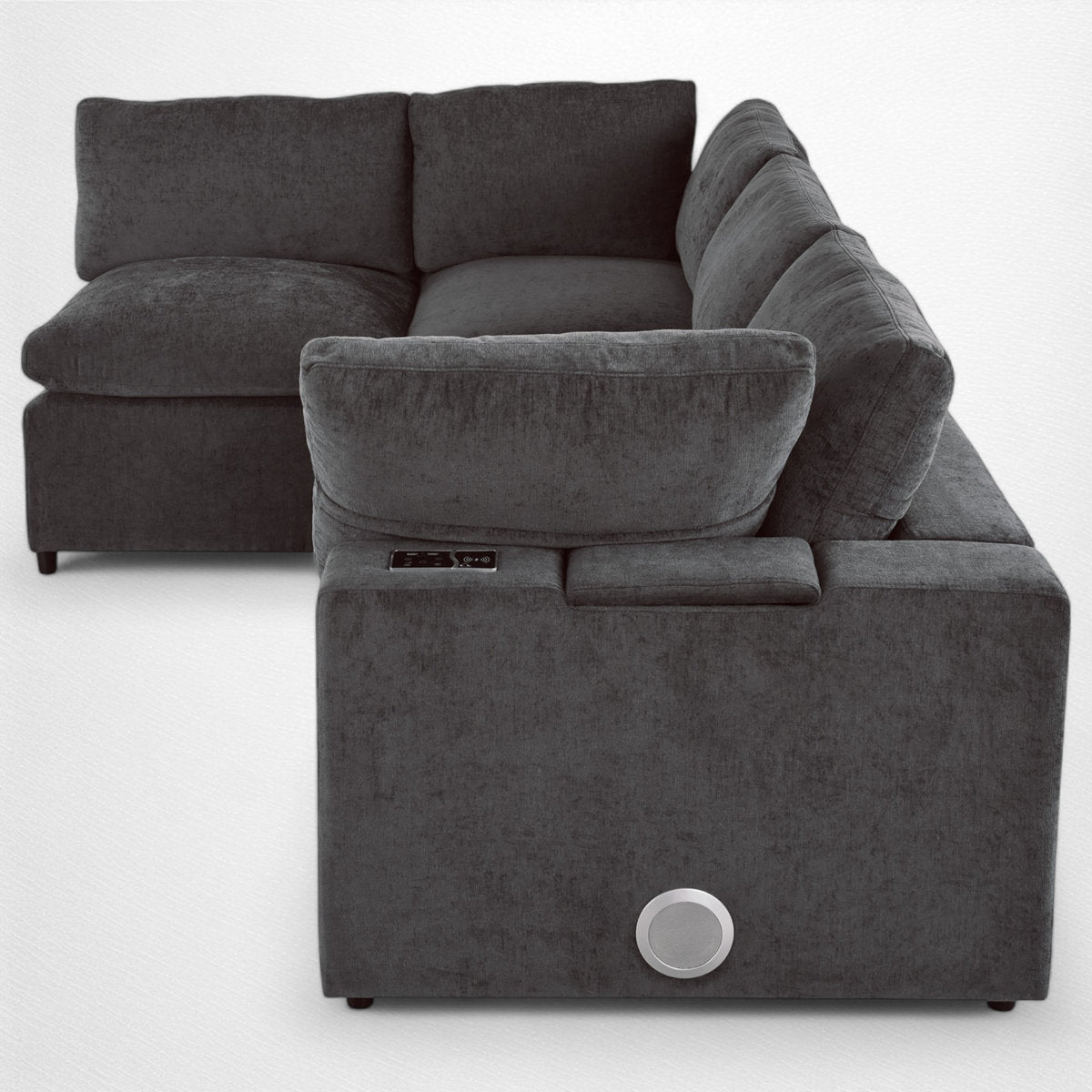 4 - Piece Modular Upholstered Sectional