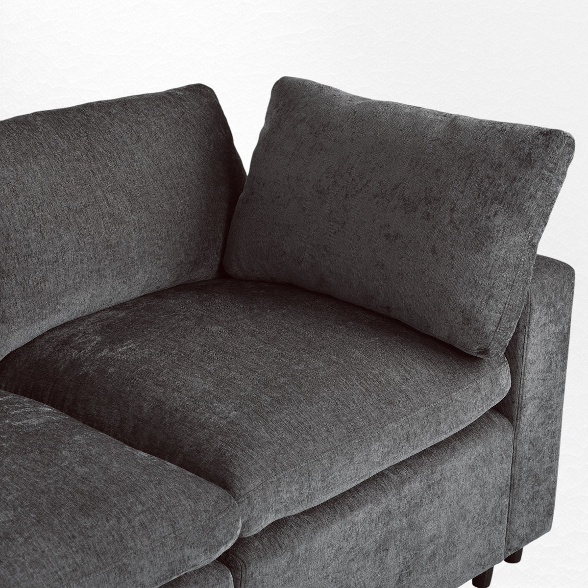 4 - Piece Modular Upholstered Sectional