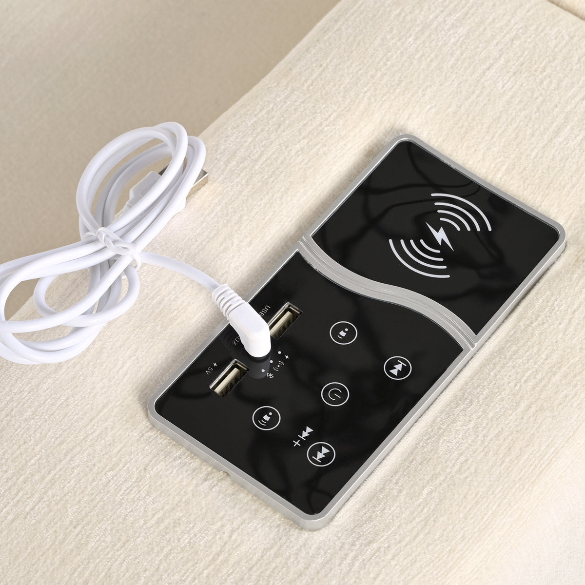 4 - Piece Modular Upholstered Sectional