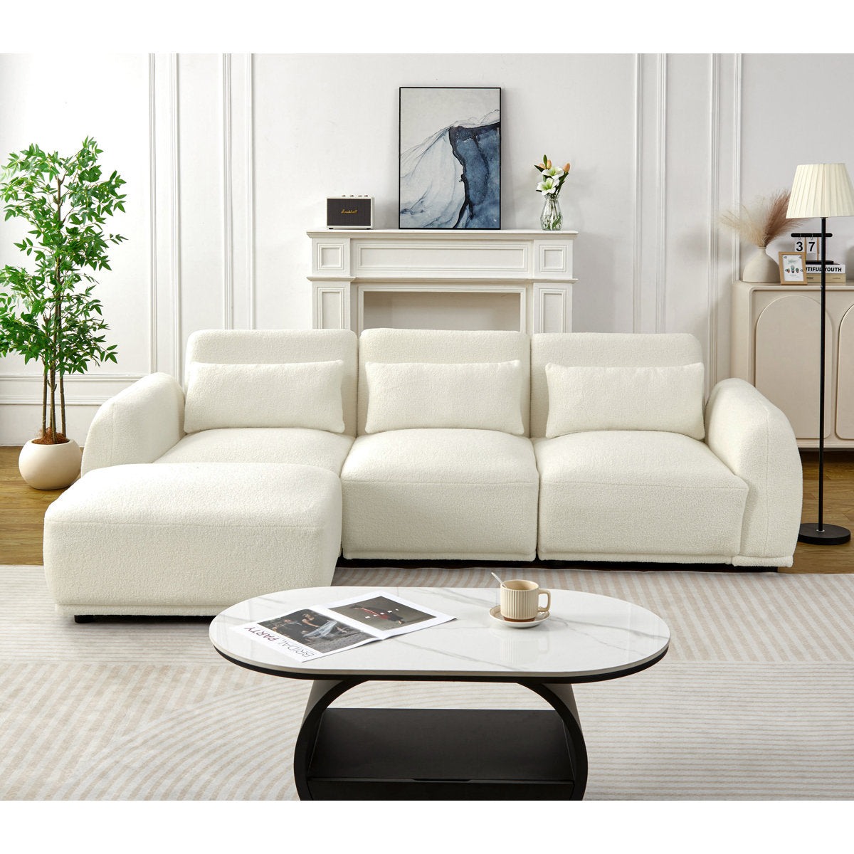 4 - Piece Upholstered Sectional