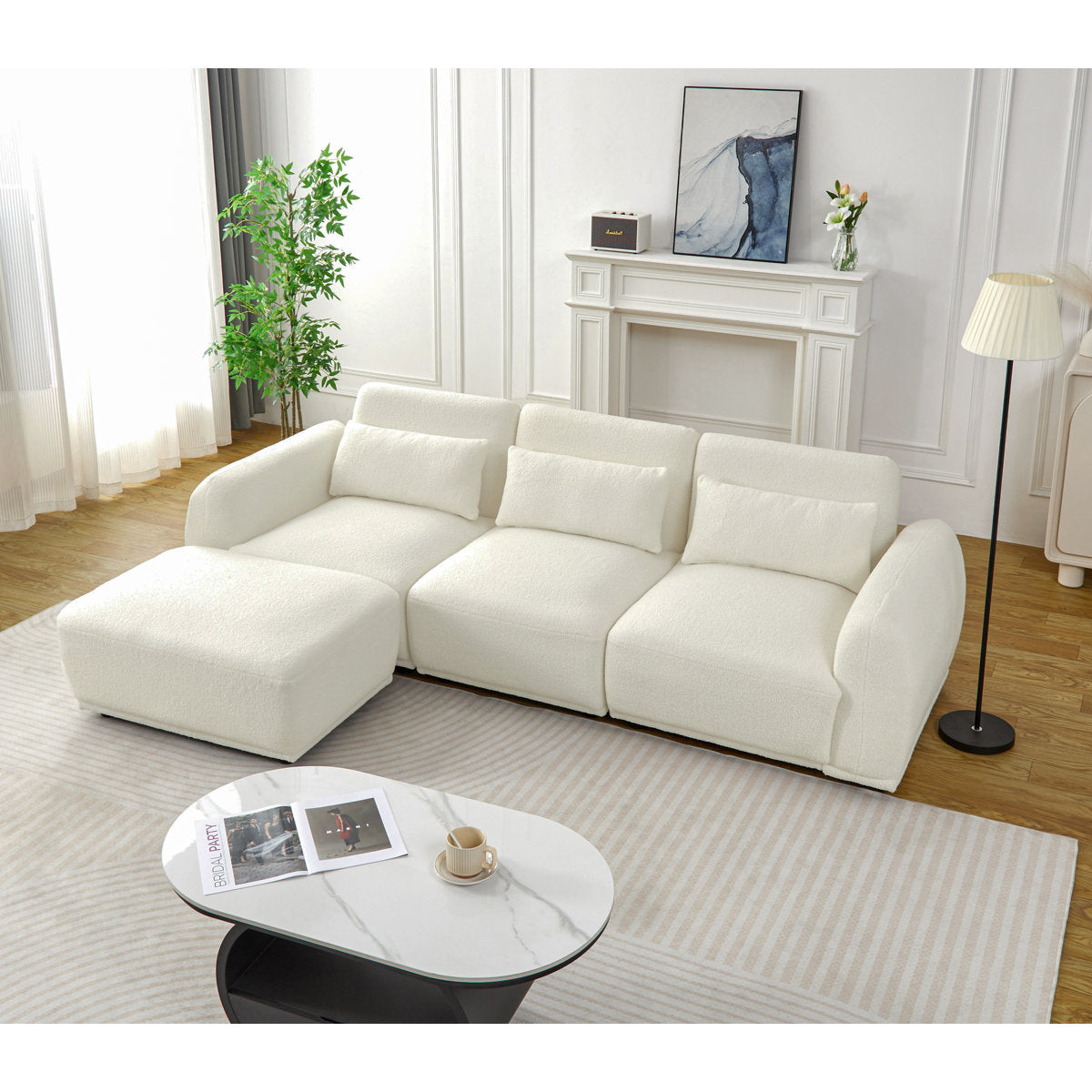 4 - Piece Upholstered Sectional