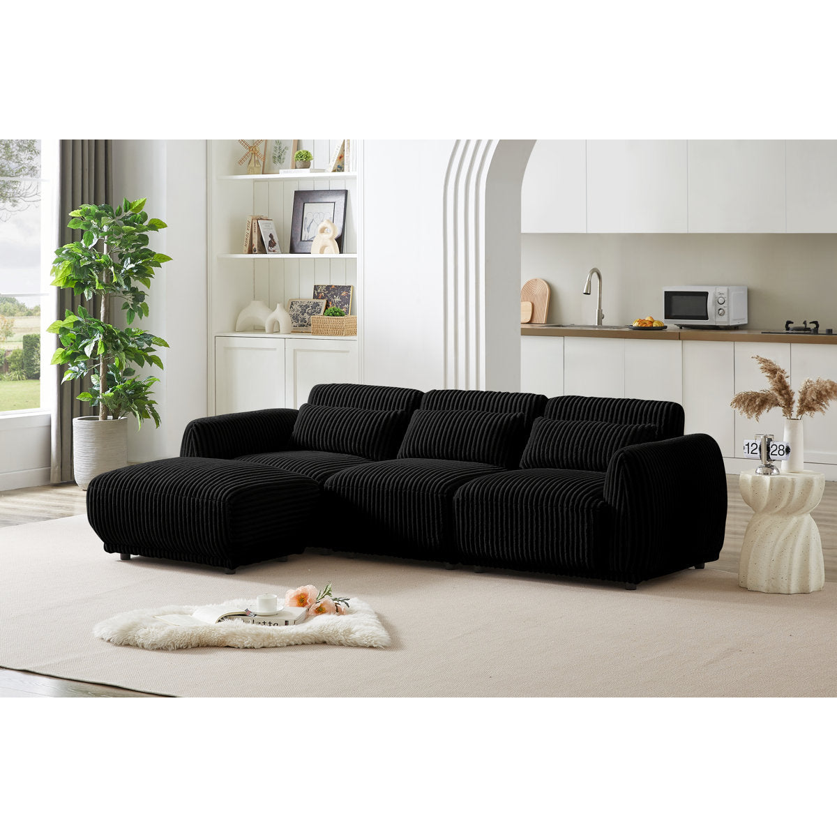 4 - Piece Upholstered Sectional