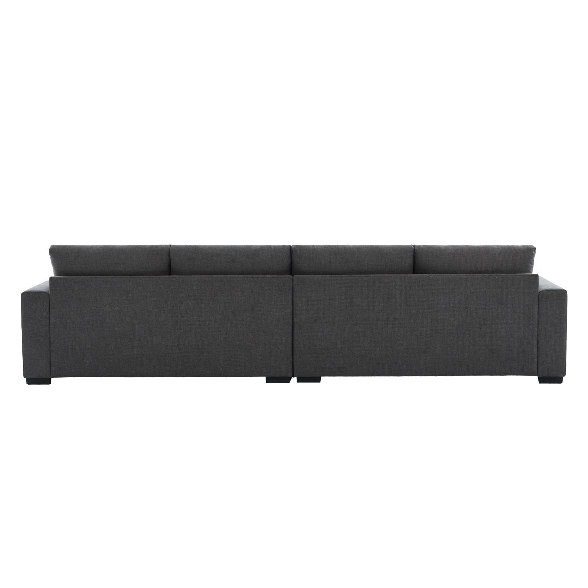 6-piece Wide Arm U shaped Upholstered Modular Sofa With Storage Ottoman