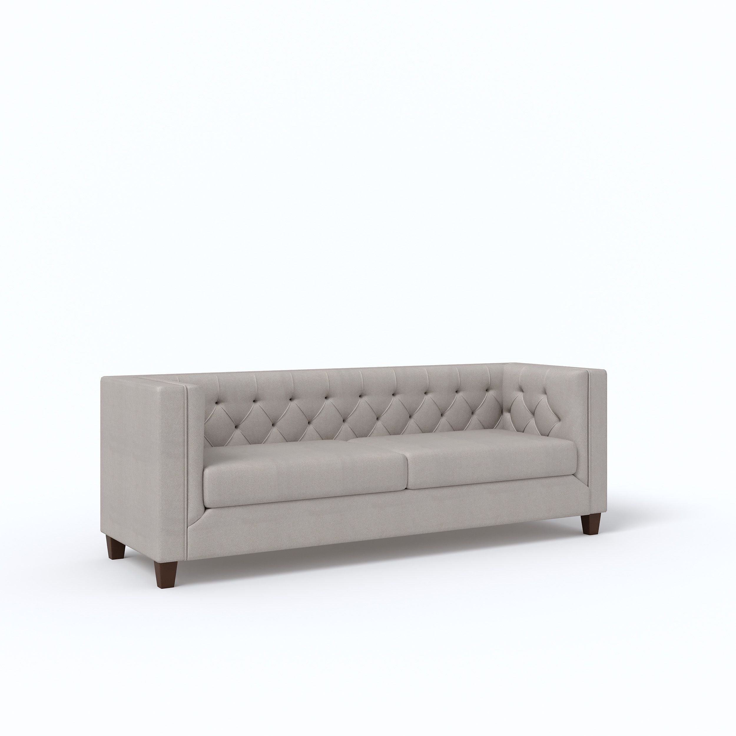 Westido Luxury 3 + 1 + 1 Sofa in Cream Brown Shade