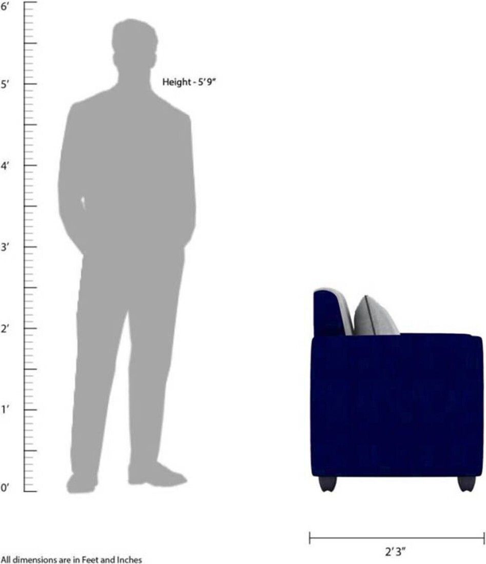 Westido 3 + 1 + 1 Designer Sofa - Cream Brown