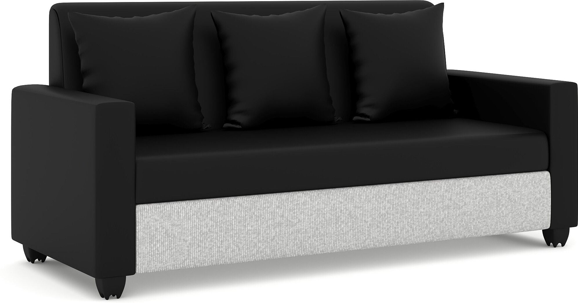 Westido 3 + 1 + 1 Sofa in Cream Brown Finish