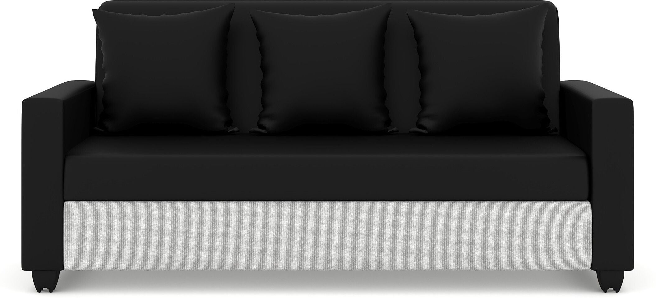 Westido 3 + 1 + 1 Sofa in Cream Brown Finish