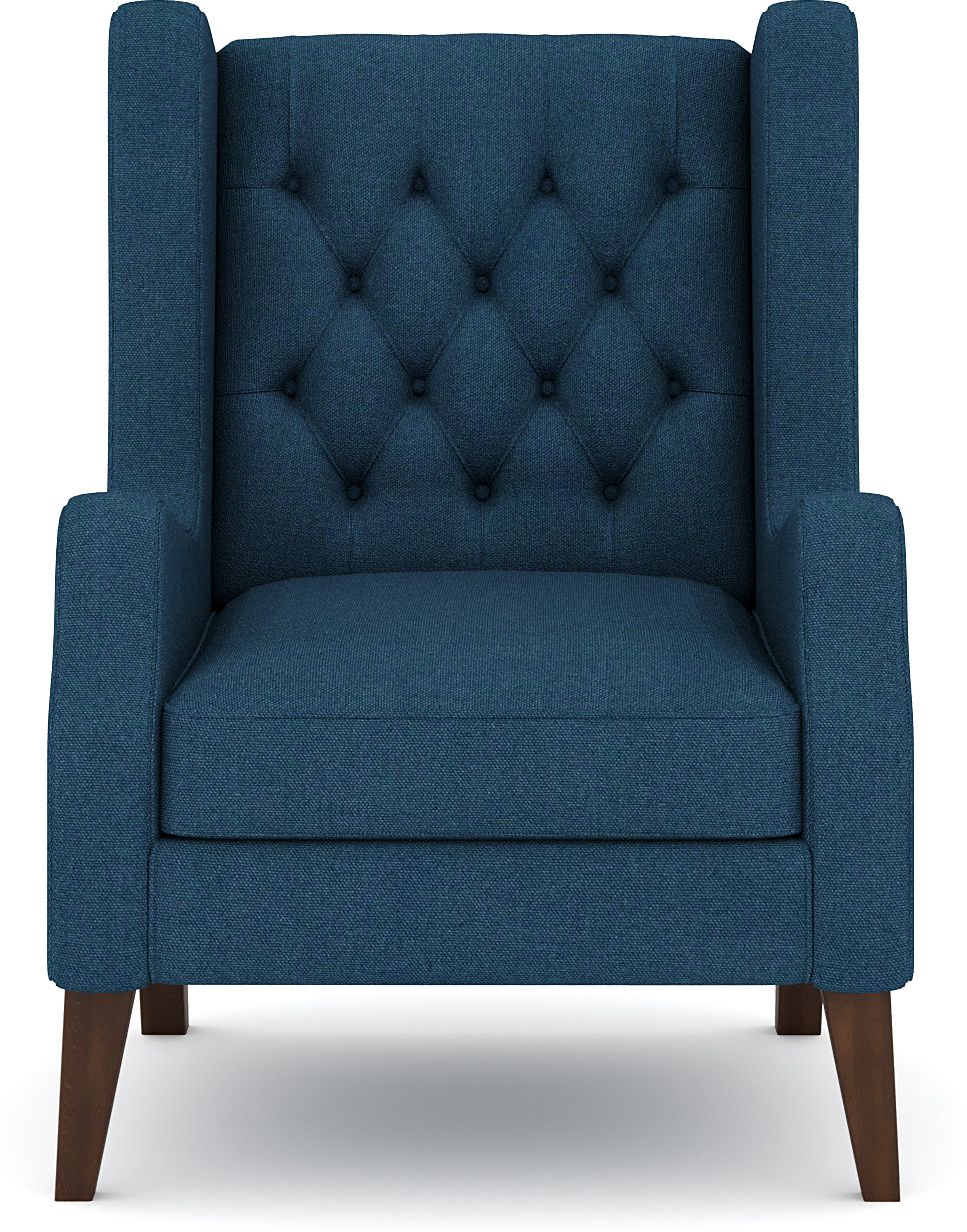 Westido Luxury 1 Seater Wing chair in Navy Blue