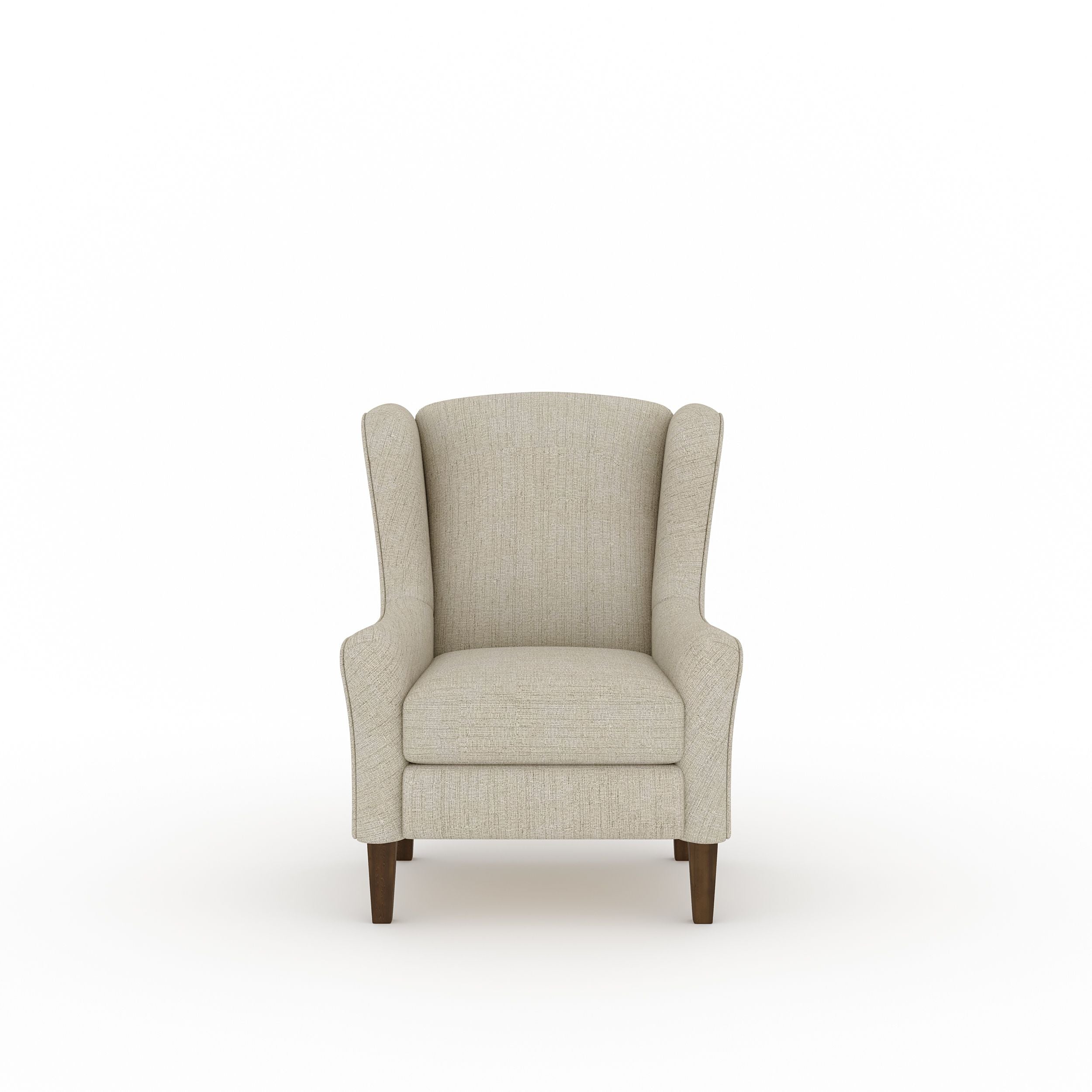 WESTIDO Cream Solid Wood Living Room Chair (Finish Color - Cream, DIY(Do-It-Yourself)) Solid Wood Living Room Chair (Finish Color - CREAM, Pre-assembled)