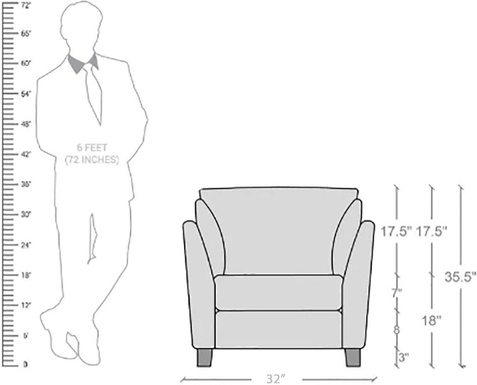 Westido Premium Cream Brown 3 + 1 + 1 Sofa Set