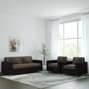 Cream Brown 3 + 1 + 1 Sofa by Westido