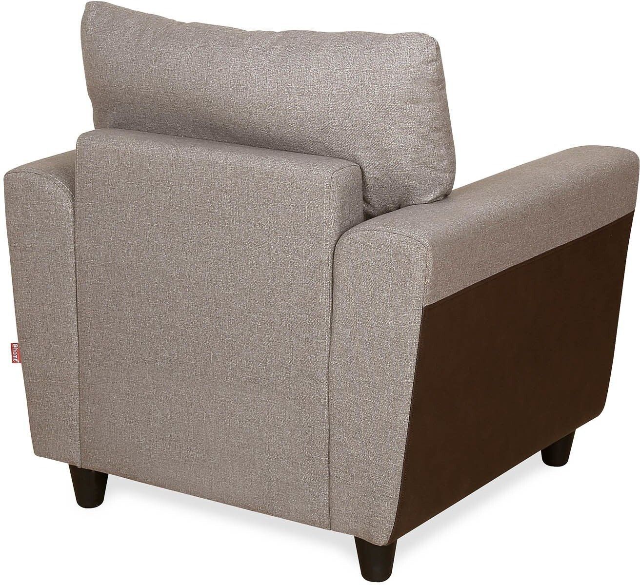 Westido 3 + 1 + 1 Designer Sofa - Cream Brown