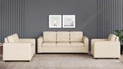 Westido Fabric 3 + 2 + 1 Sofa Set (CREAM, DIY(Do-It-Yourself))