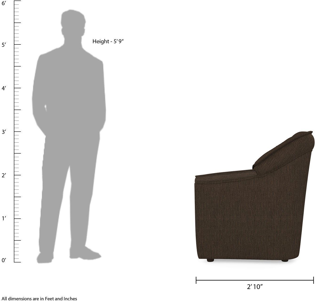 Westido Premium Cream Brown 3 + 1 + 1 Sofa Set