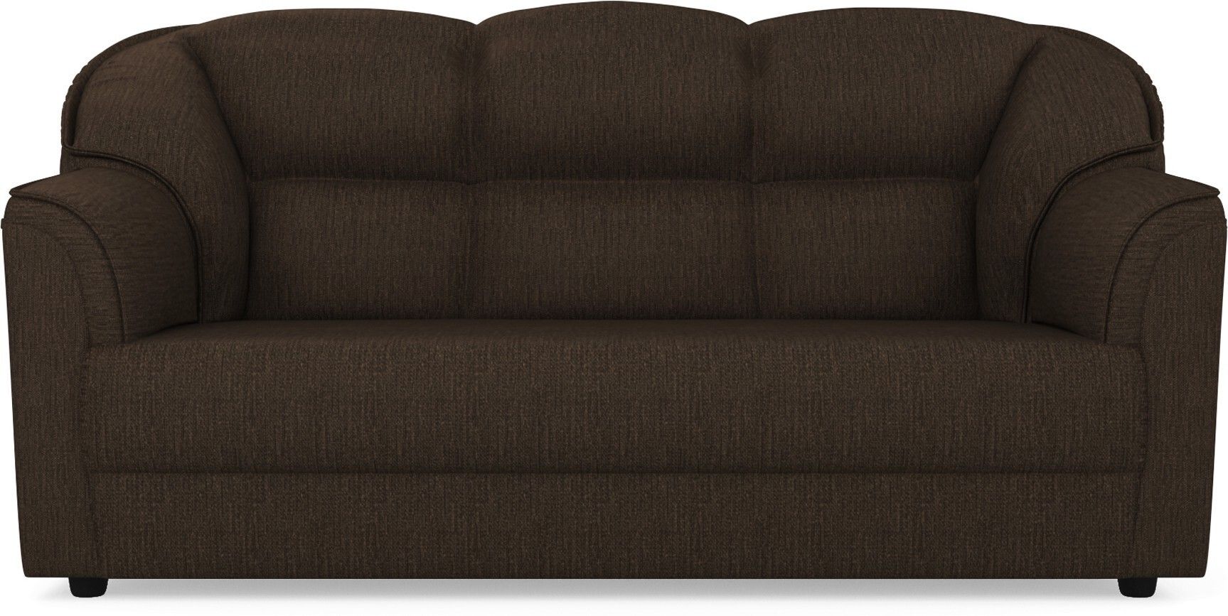 Westido Premium Cream Brown 3 + 1 + 1 Sofa Set