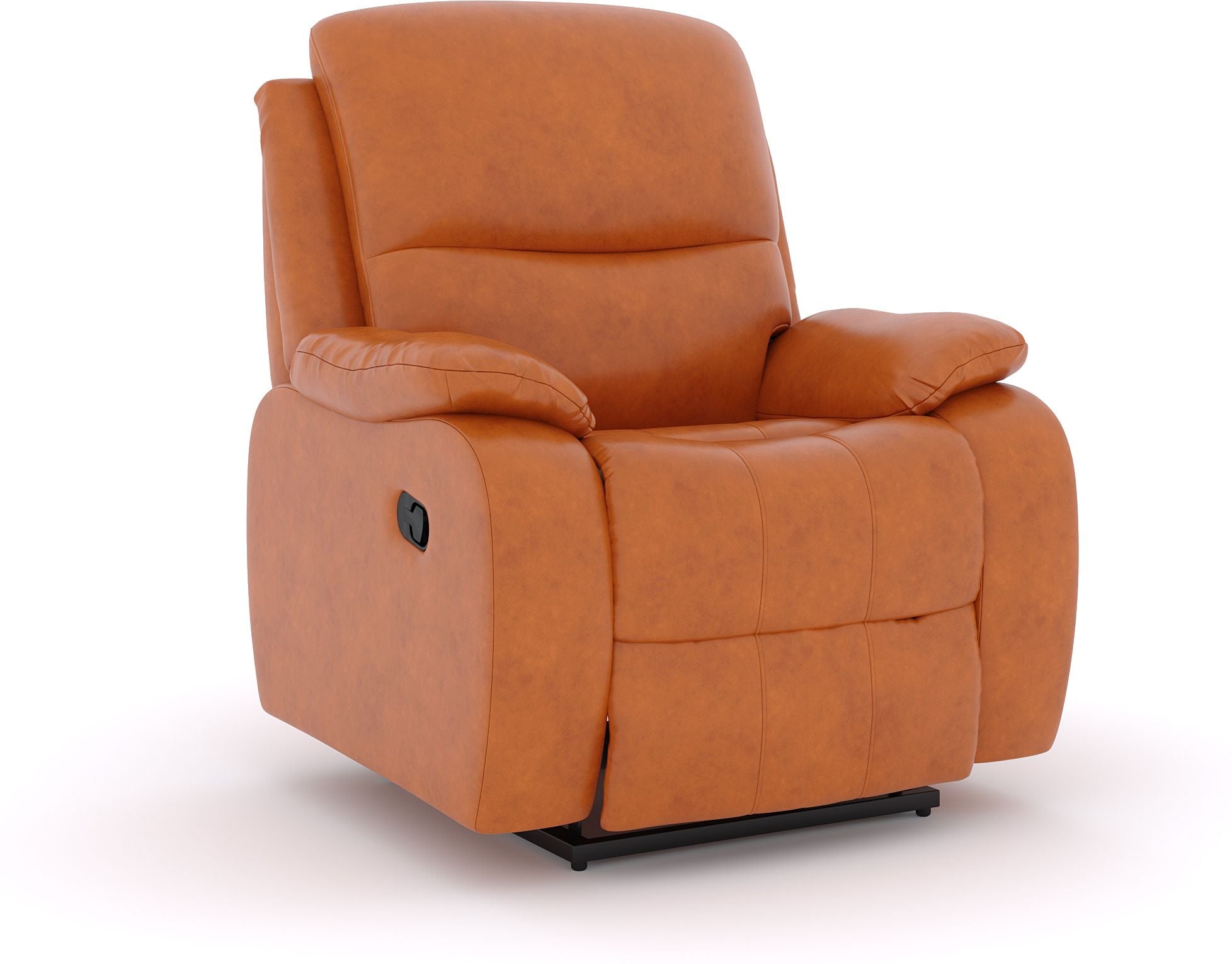 Leatherette Manual Recliner (Finish Color - TAN, DIY(Do-It-Yourself))