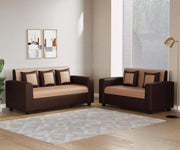 RECLINEX INDIA Modern 3 + 1 + 1 Sofa (Cream Brown)
