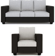 Westido 3 + 1 + 1 Designer Sofa - Cream Brown