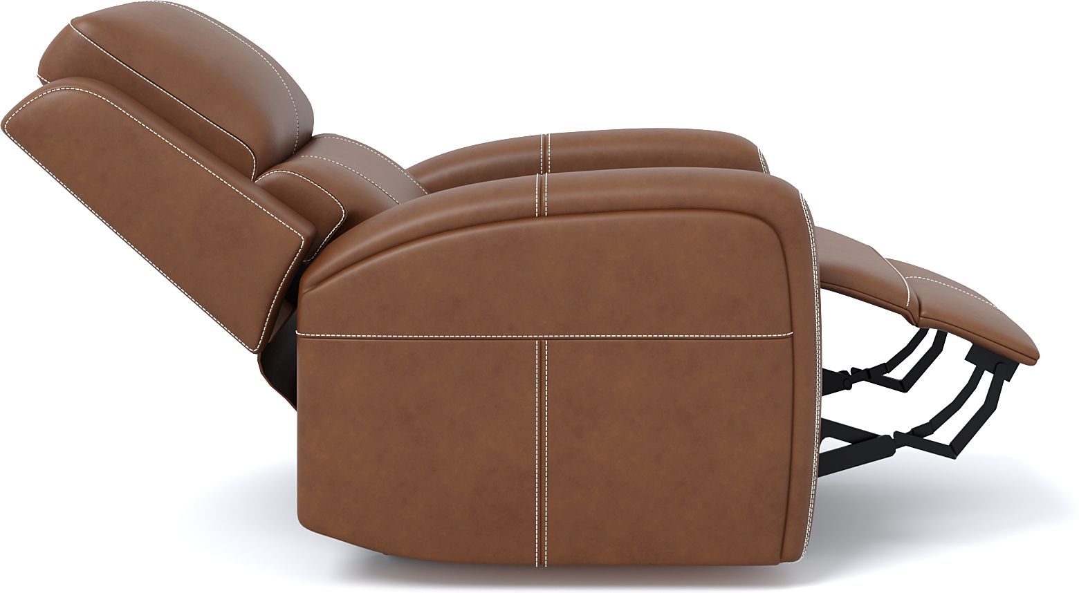 Leatherette Powered Recliner (Finish Color - Brown, DIY(Do-It-Yourself))