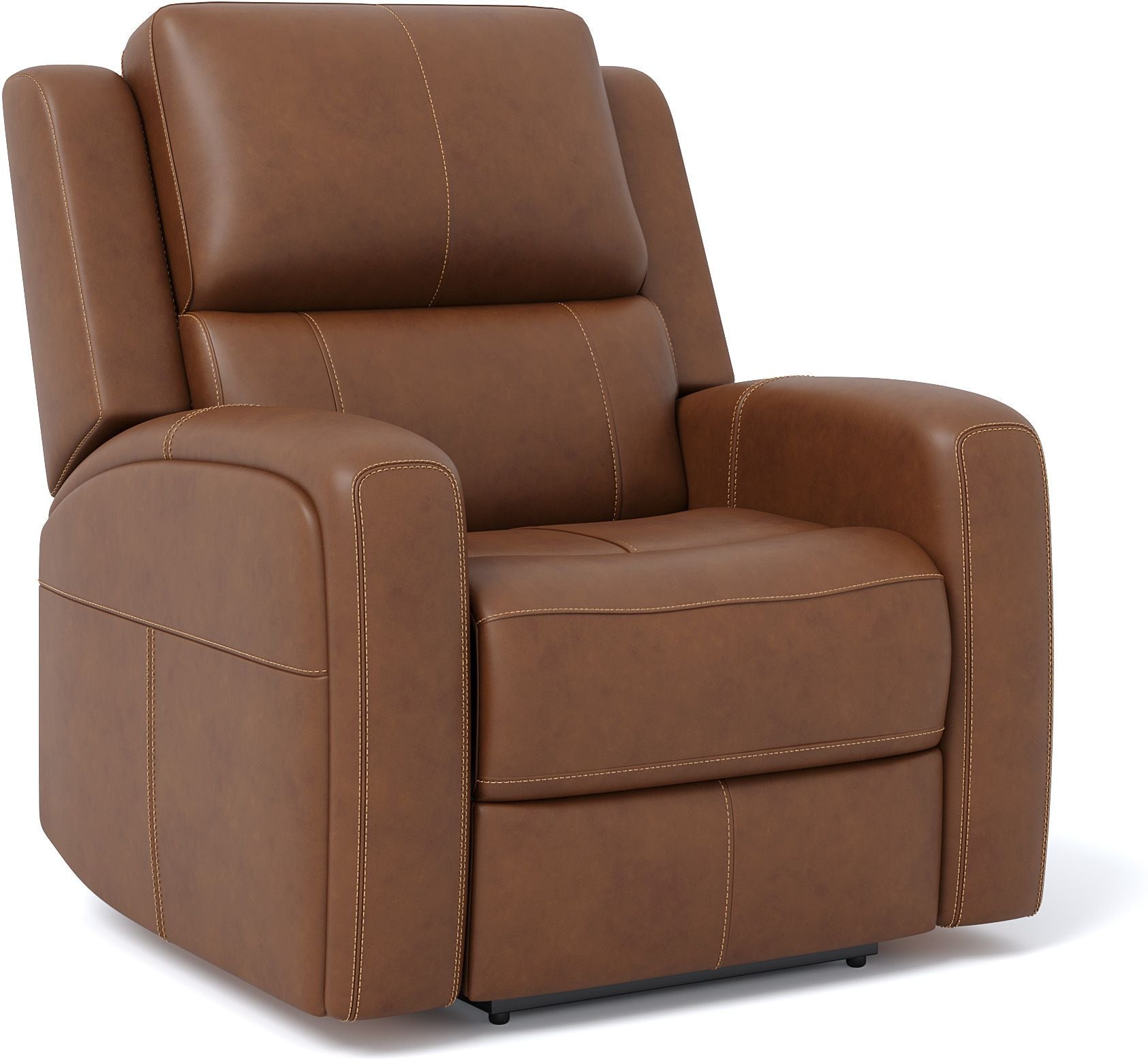 Leatherette Powered Recliner (Finish Color - Brown, DIY(Do-It-Yourself))