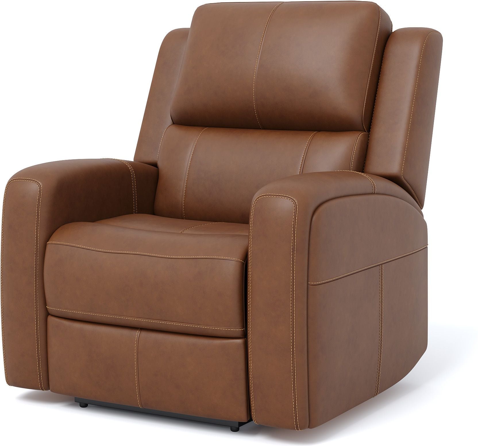 Leatherette Powered Recliner (Finish Color - Brown, DIY(Do-It-Yourself))