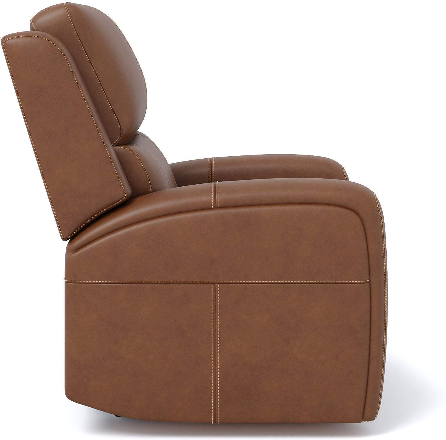 Leatherette Powered Recliner (Finish Color - Brown, DIY(Do-It-Yourself))