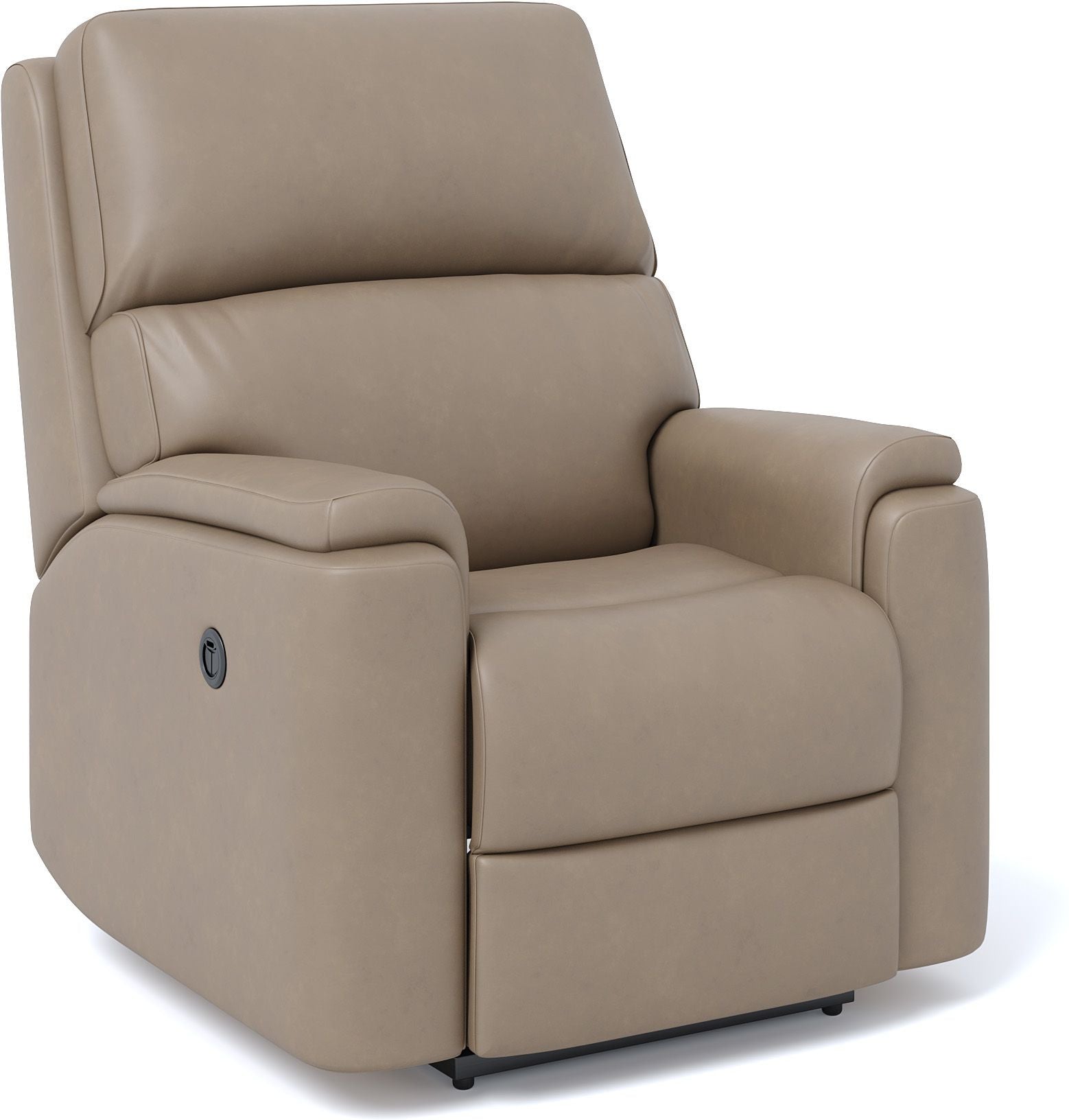 Leatherette Powered Recliner (Finish Color - Cream, DIY(Do-It-Yourself))