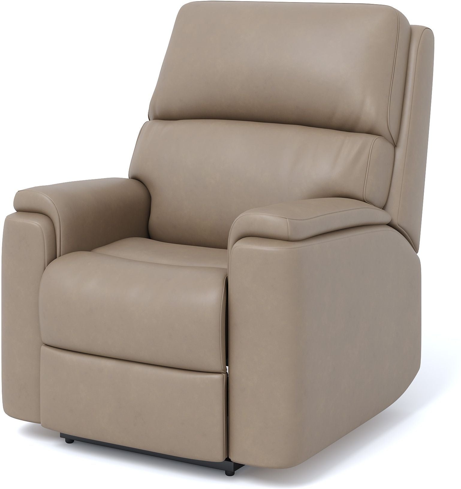 Leatherette Powered Recliner (Finish Color - Cream, DIY(Do-It-Yourself))