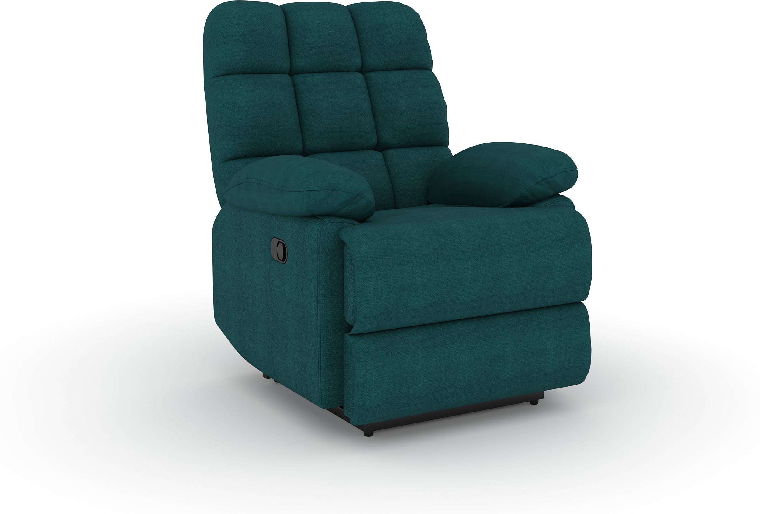 Fabric Manual Recliner (Finish Color - Green, DIY(Do-It-Yourself))